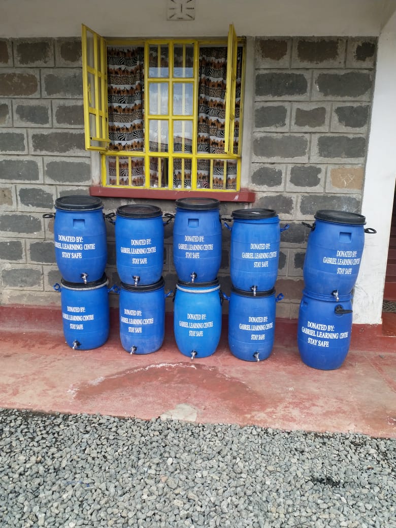 SMALLER CONTAINERS FOR COMPOUNDS SO THOSE WITHIN THE COMPOUND CAN HAVE EASY ACCESS TO WATER FOR HYGIENE