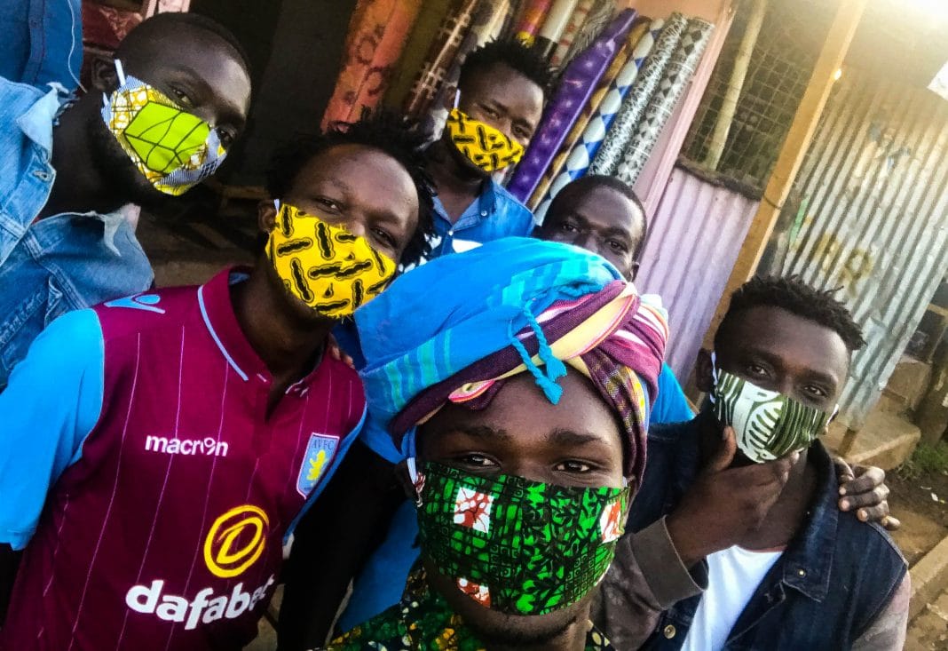 OUR SEWING LADIES MADE MASKS SO THAT WE COULD GIVE FREELY TO THE COMMUNITY