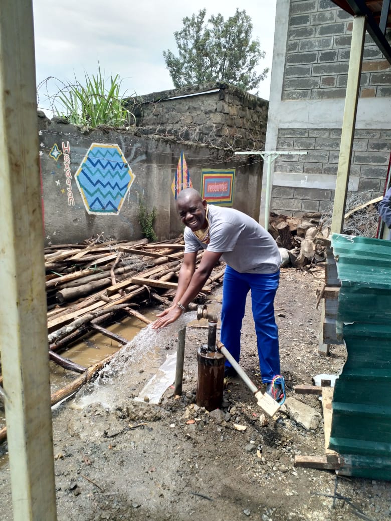 CHRIS SUPER EXCITED, THE PANELS ALLOW US TO USE OUR PUMP TO PUMP UP WATER AND YES! IT WORKS